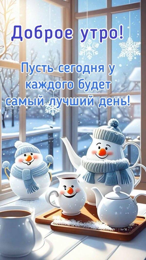 Доброго понедельника зима