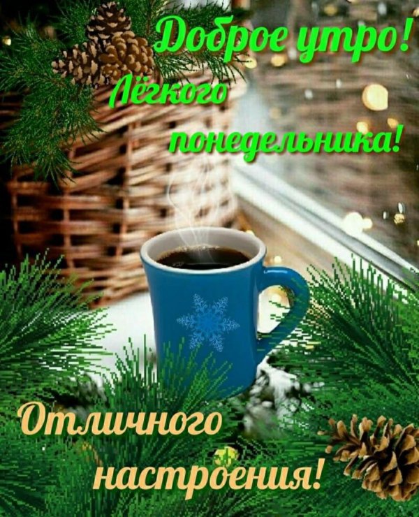 Доброго понедельника зима