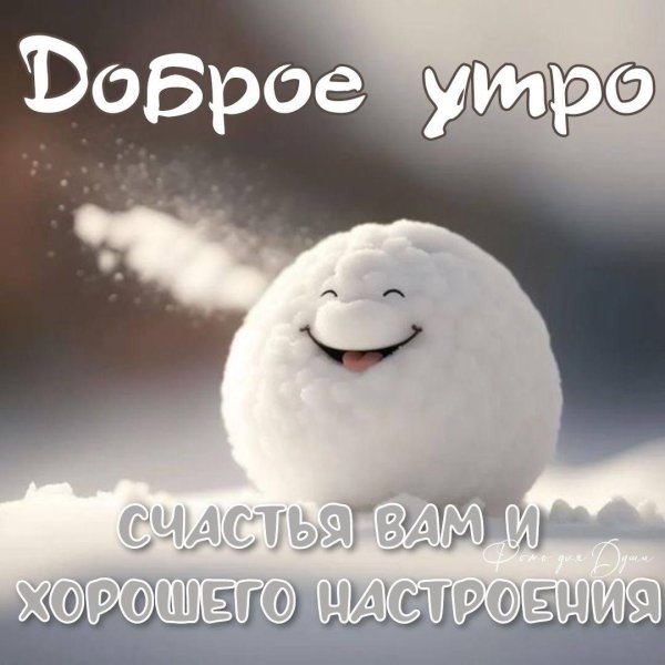Доброго понедельника зима