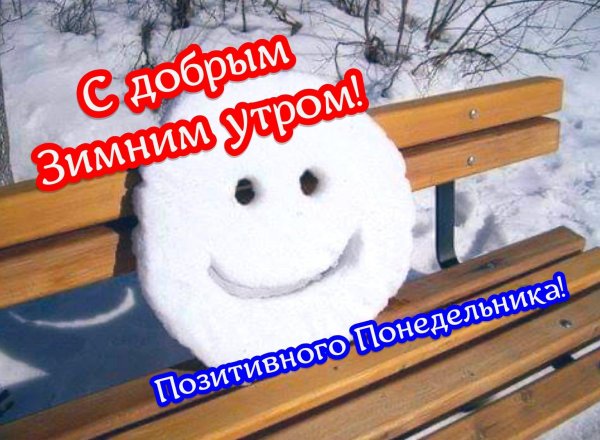 Доброго понедельника зима