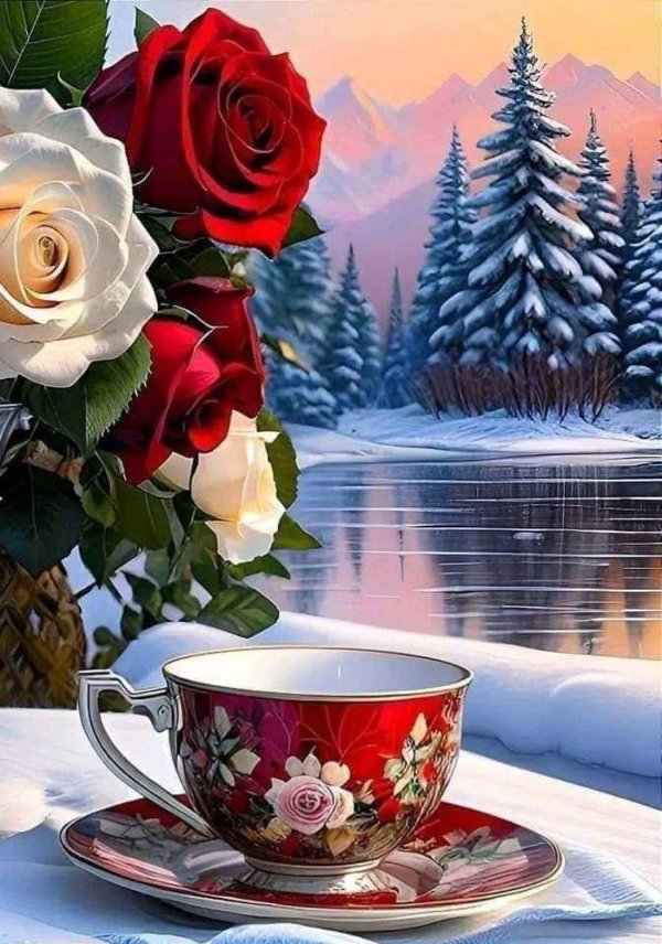 Доброго понедельника зима