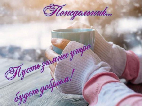 Доброго понедельника зима