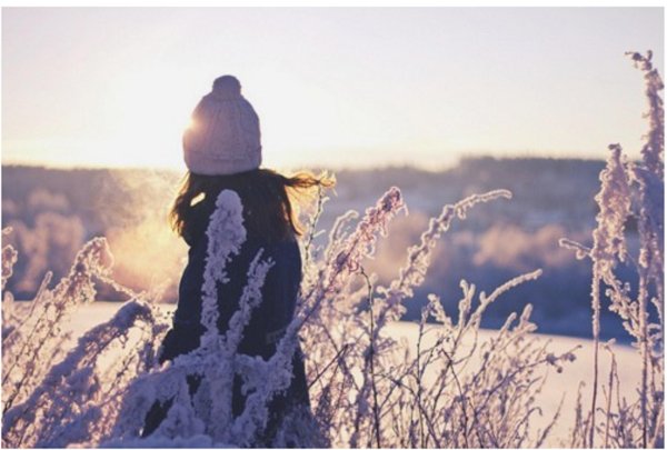 На аву зима