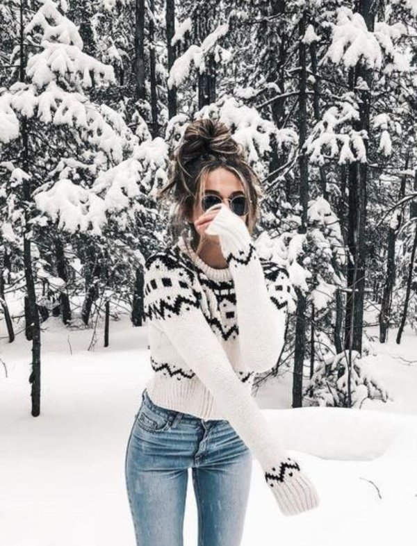 На аву зима