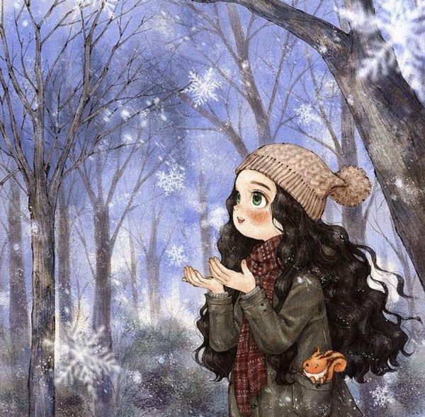 На аву зима