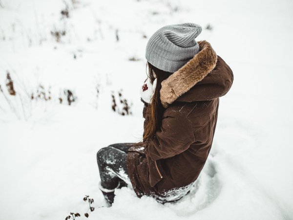 На аву зима