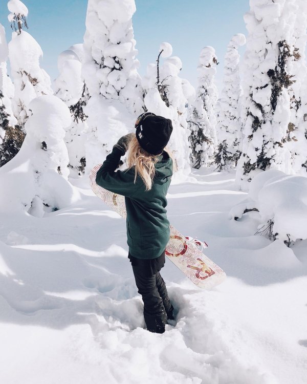 На аву зима