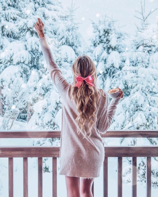 На аву зима