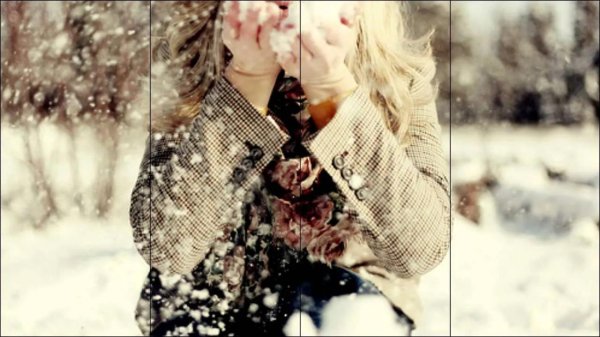 На аву зима