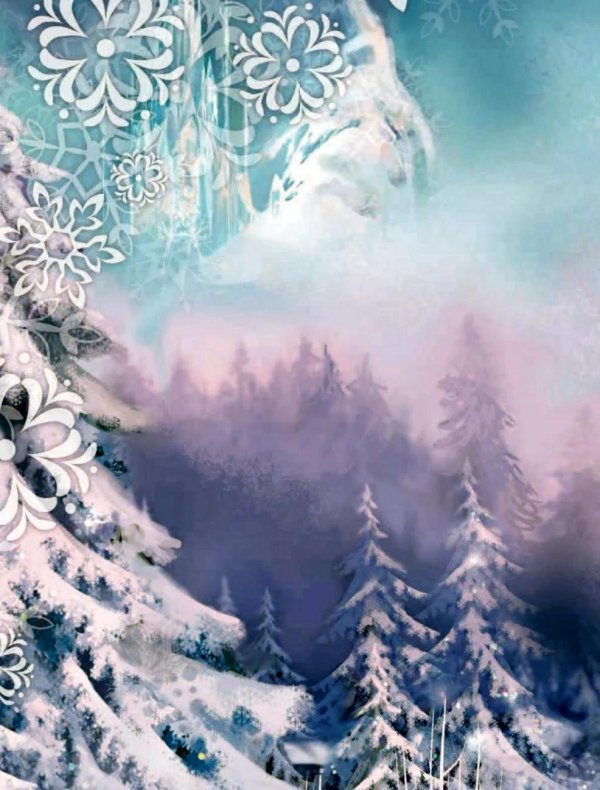 Зима вертикальные