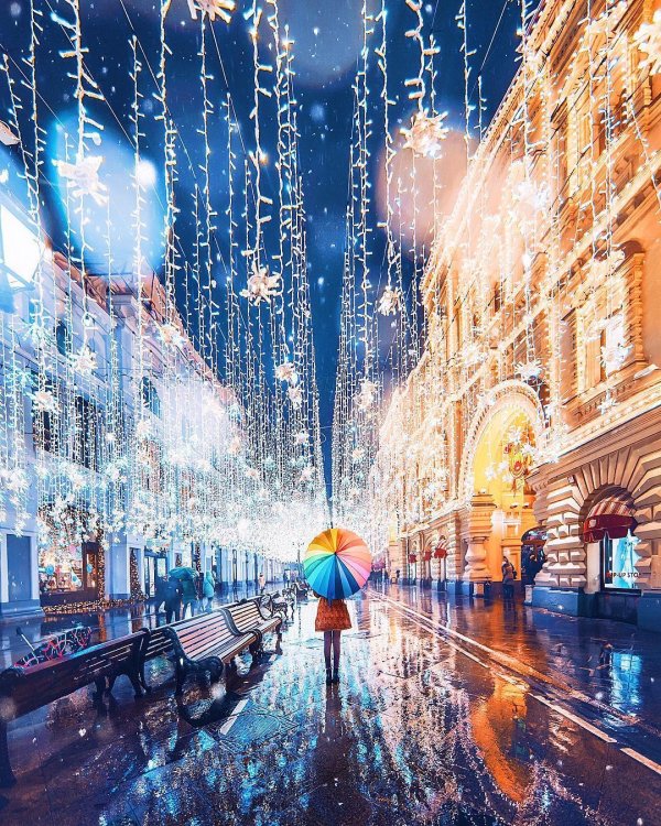 Зима москва