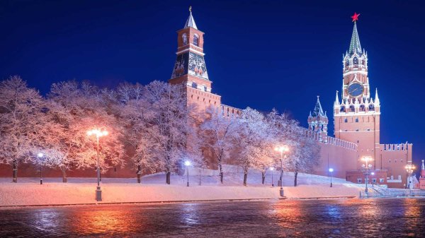 Зима москва