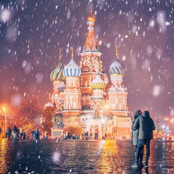 Зима москва