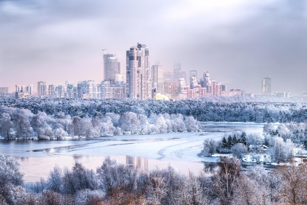 Зима москва