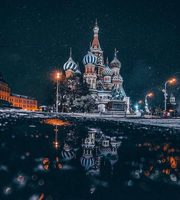 Зима москва