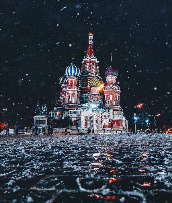 Зима москва