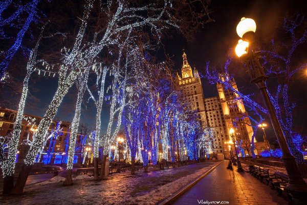 Зима москва