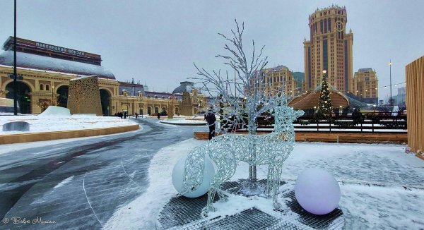 Зима москва