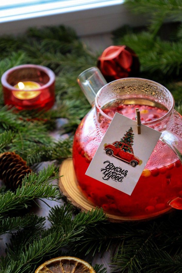 Чашка чая зима