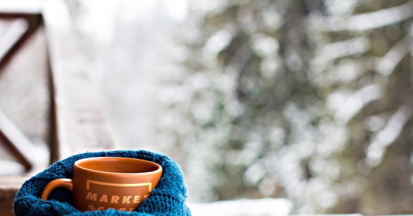 Чашка чая зима