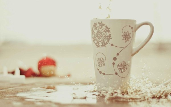 Чашка чая зима