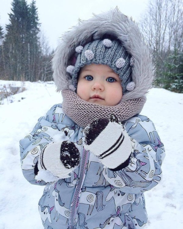 Зима и дети