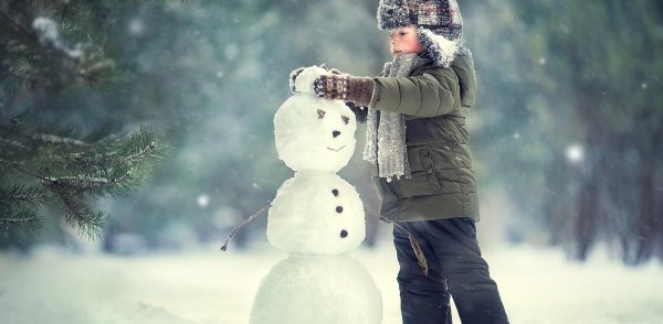 Зима и дети