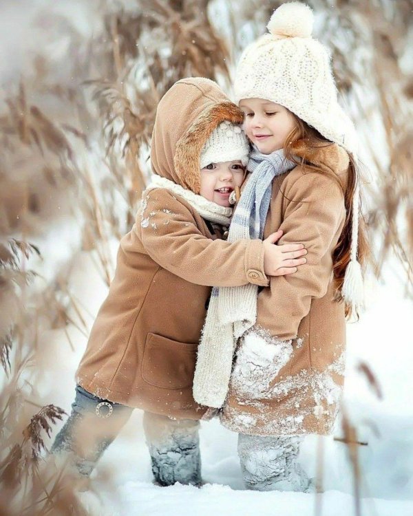 Зима и дети