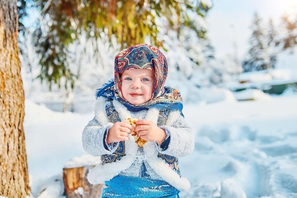 Зима и дети