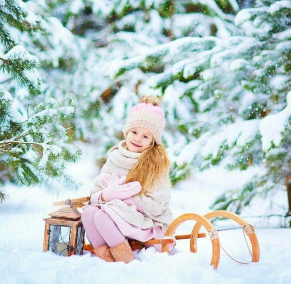 Зима и дети