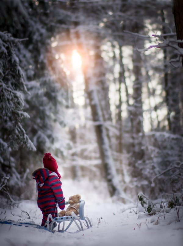 Зима и дети