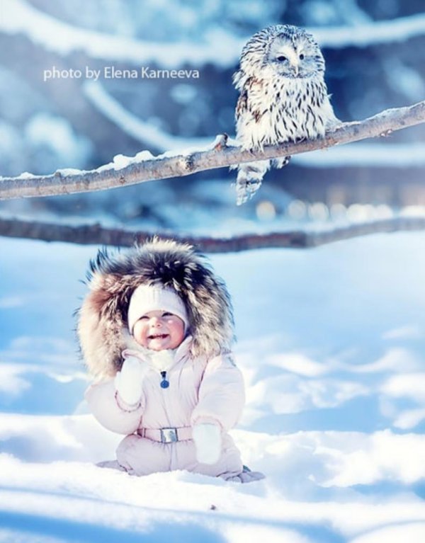 Зима и дети