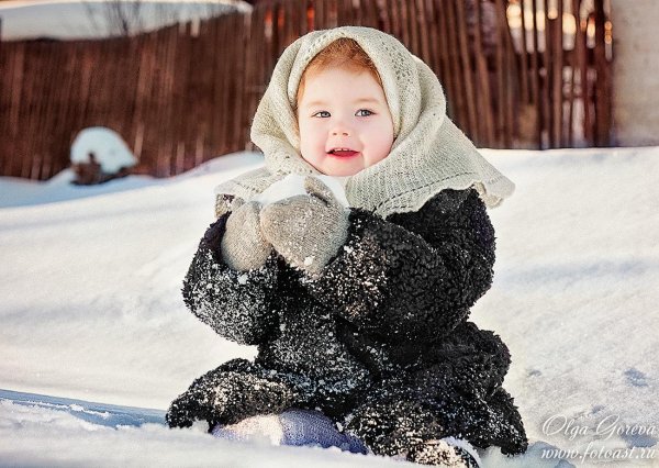 Зима и дети