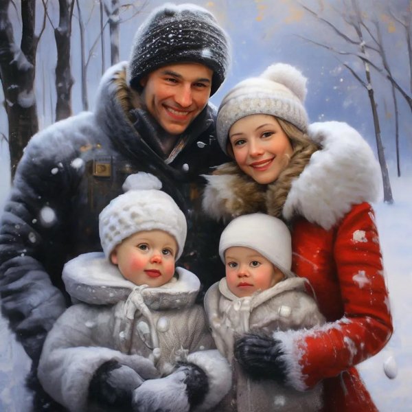 Зима и дети