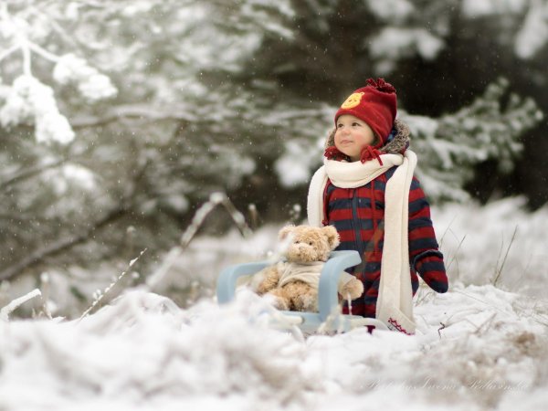 Зима и дети