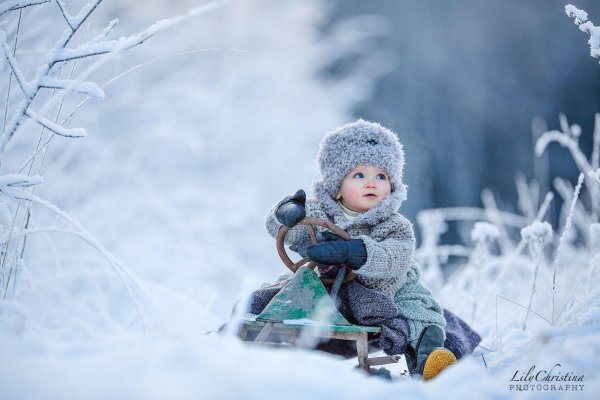 Зима и дети