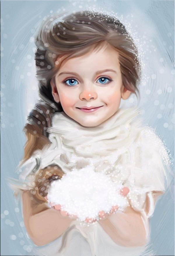 Зима и дети