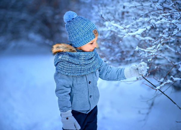 Зима и дети