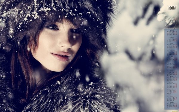 Женщина зима