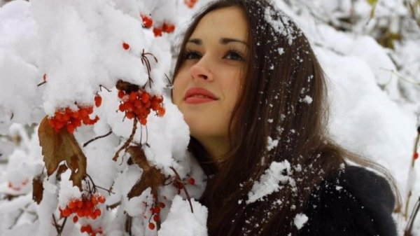 Женщина зима