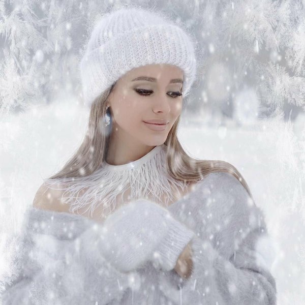 Женщина зима