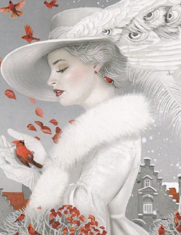 Женщина зима