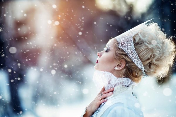 Женщина зима