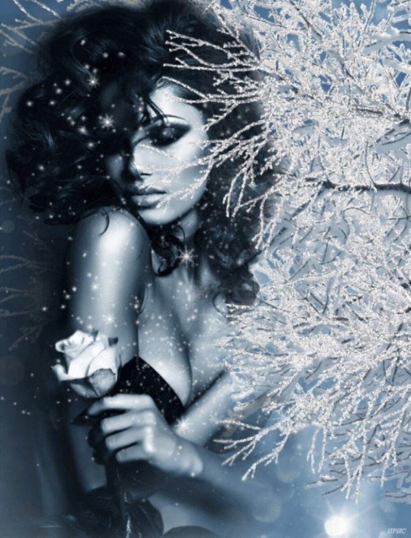 Женщина зима