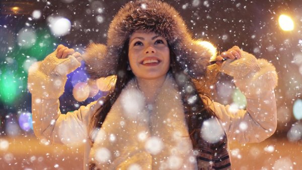 Женщина зима