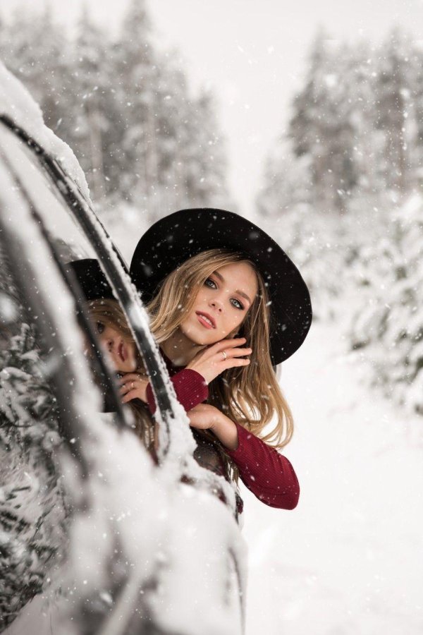 Женщина зима