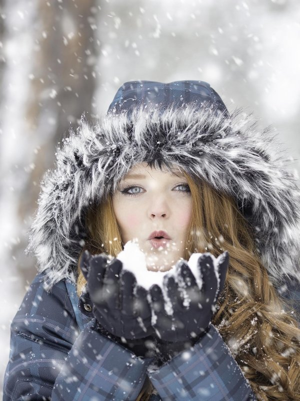 Женщина зима