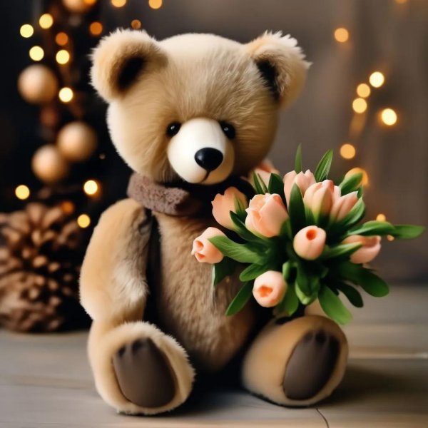 мишка мягкий