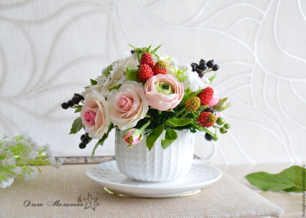 композиция в кружке