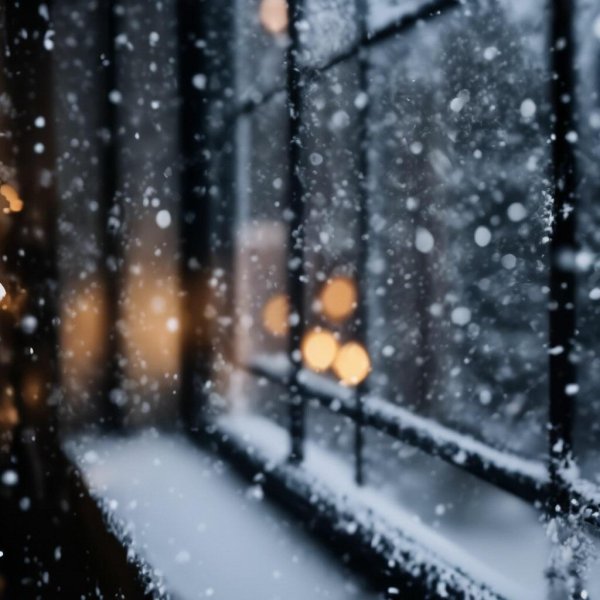 Зима за окном